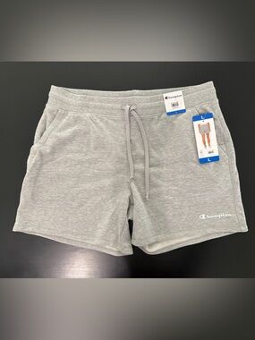 Champion Light Gray Terry Lounge Shorts